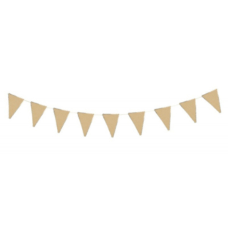 Vimpelguirlande Kraft/Guld