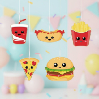 Salty Junkfood Takdekoration
