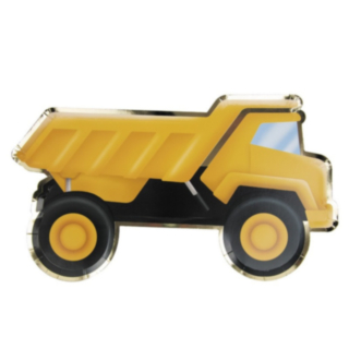 Byggarbetsplats Dumper Papperstallrikar