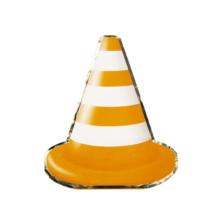 Byggarbetsplats Trafikkon Servetter