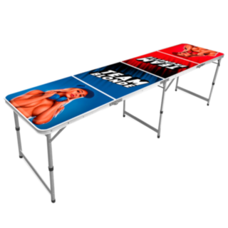 Beer Pong Bord Blond VS Brunett
