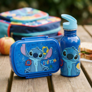 Lilo & Stitch® Matlåda & Vattenflaska Rostfritt Stål Set