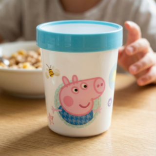 Greta Gris® Plastmugg Blå