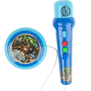 Avengers® Leksaksmikrofon Med Förstärkare Blå
