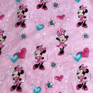 Minnie Mouse® Blommor Bomullslakan
