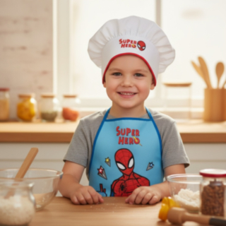 Spider-Man® Förkläde & Hatt