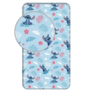 Lilo & Stitch® Bomullslakan Ljusblå