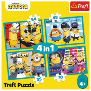 Minions® 4-i-1 Pussel
