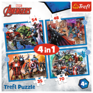 Avengers® 4-i-1 Pussel