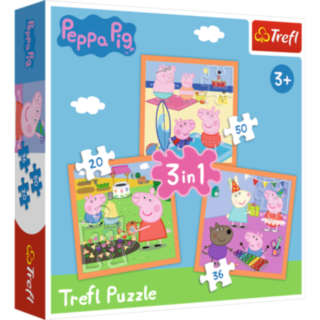 Greta Gris® Inventive 3-i-1 Pussel