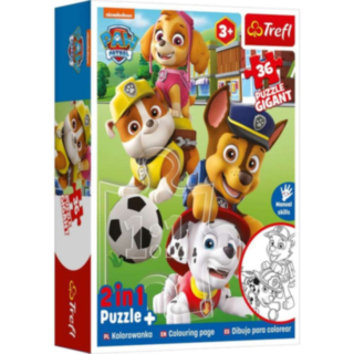 Paw Patrol® Färgpussel 2-i-1 36 Bitar