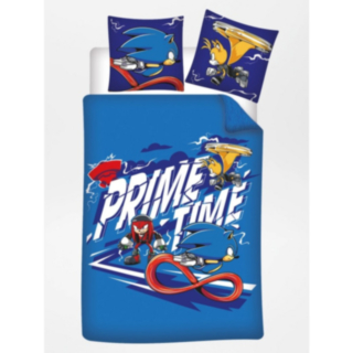 Sonic® Prime Time Dubbelsidiga Sängkläder