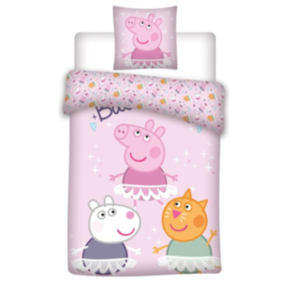 Greta Gris® Rosa Sängkläder