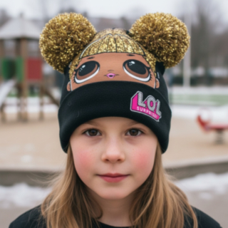 LOL Surprise® Mössa Med Pompoms Guld