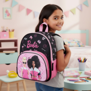 Barbie® Ryggsäck Svart/Ljusrosa