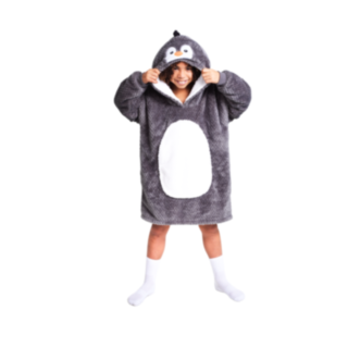 Pingvin Barnhoodie