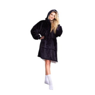 Svart Hoodie