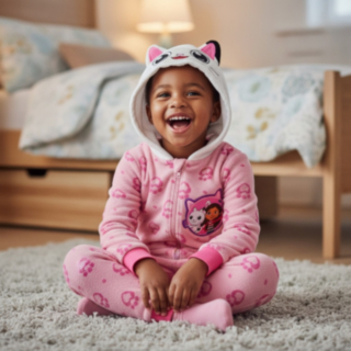 Gabbys Dockskåp® Barnonesie Ljusrosa