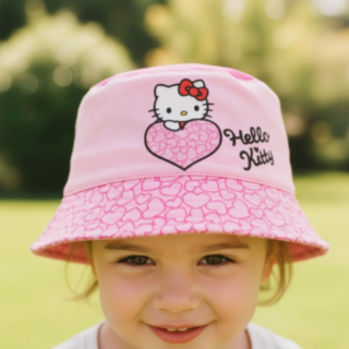 Hello Kitty® Bucket Hat Rosa/Ljusrosa