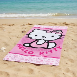 Hello Kitty® Strandhandduk Ljusrosa