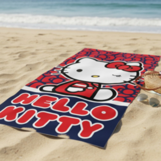 Hello Kitty® Strandhandduk Röd