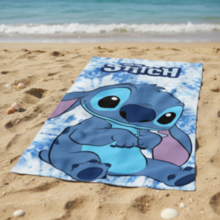 Lilo & Stitch® Hawaii Strandhandduk Blå