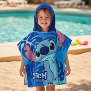 Lilo & Stitch® Handduksponcho Blå