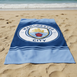 Manchester City® Logo Strandhandduk