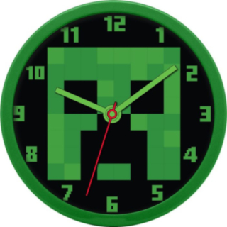 Minecraft® Väggklocka