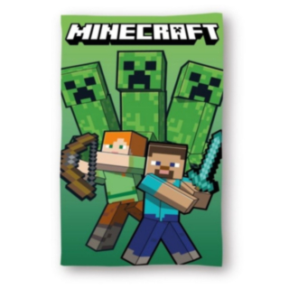Minecraft® Creeper Strandhandduk Grön