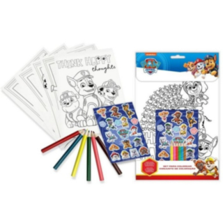 Paw Patrol® Färgset Med Klistermärken