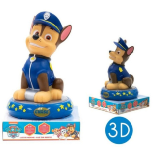 Paw Patrol® Chase 3D Nattlampa