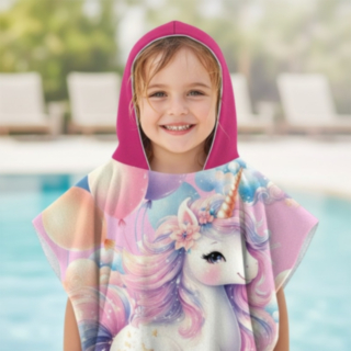 Enhörning Barnponcho