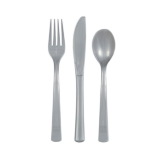 Plastbestick Silver