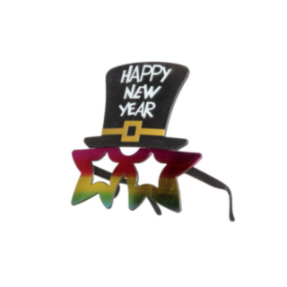 Happy New Year Briller Svarta