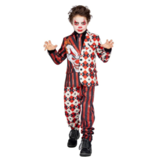 Halloween Clown Kostym Barndräkt