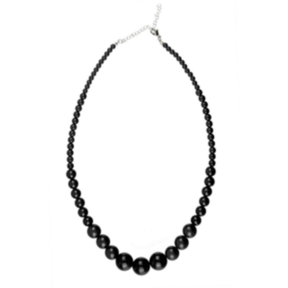 Pärlhalsband Svart