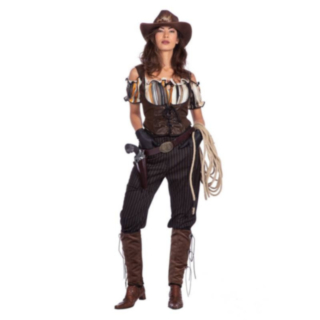 Western Cowgirl Maskeraddräkt