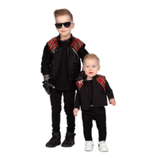 Punker Väst Babydräkt