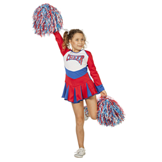 Klassisk Cheerleader Barndräkt