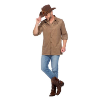 Brun Cowboy Skjorta