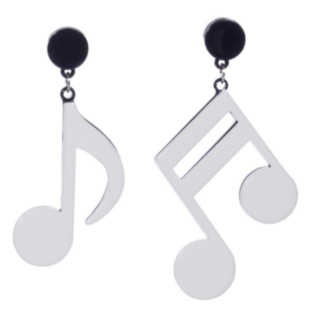 Musiknoter Örhängen