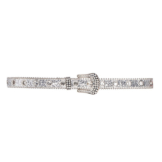 Disco Glitterbälte Silver