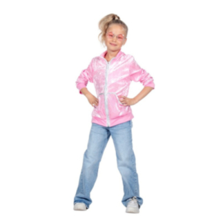 Velour Barnjacka Rosa