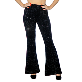 Glitter Discobyxor Svart