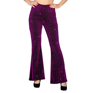Glitter Discobyxor Fuchsia