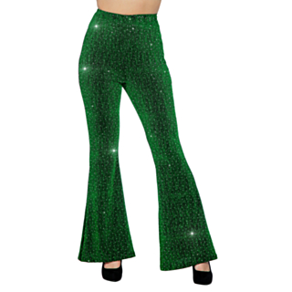 Glitter Discobyxor Grön