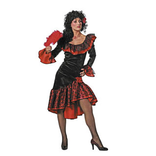 Spansk Senorita Maskeraddräkt