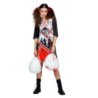 Zombie Cheerleader Maskeraddräkt