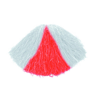 Pompom Röd/Vit